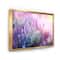 Designart - Growing and Blooming Lavender - Floral Framed Canvas Art print